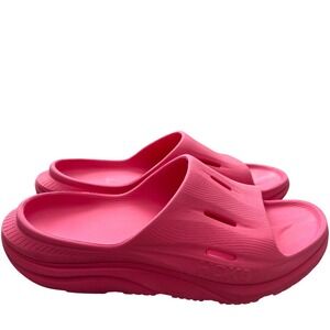 HOKA ONE ONE ORA Recovery Slide –Pink, Size Men's 10 /‎ Women's 11.5